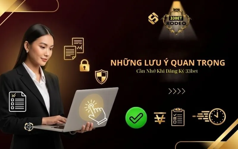 Những Lưu Ý Quan Trọng Cần Nhớ Khi Đăng Ký 33bet