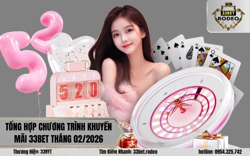 Tổng hợp chương trình khuyến mãi 33Bet tháng 022026